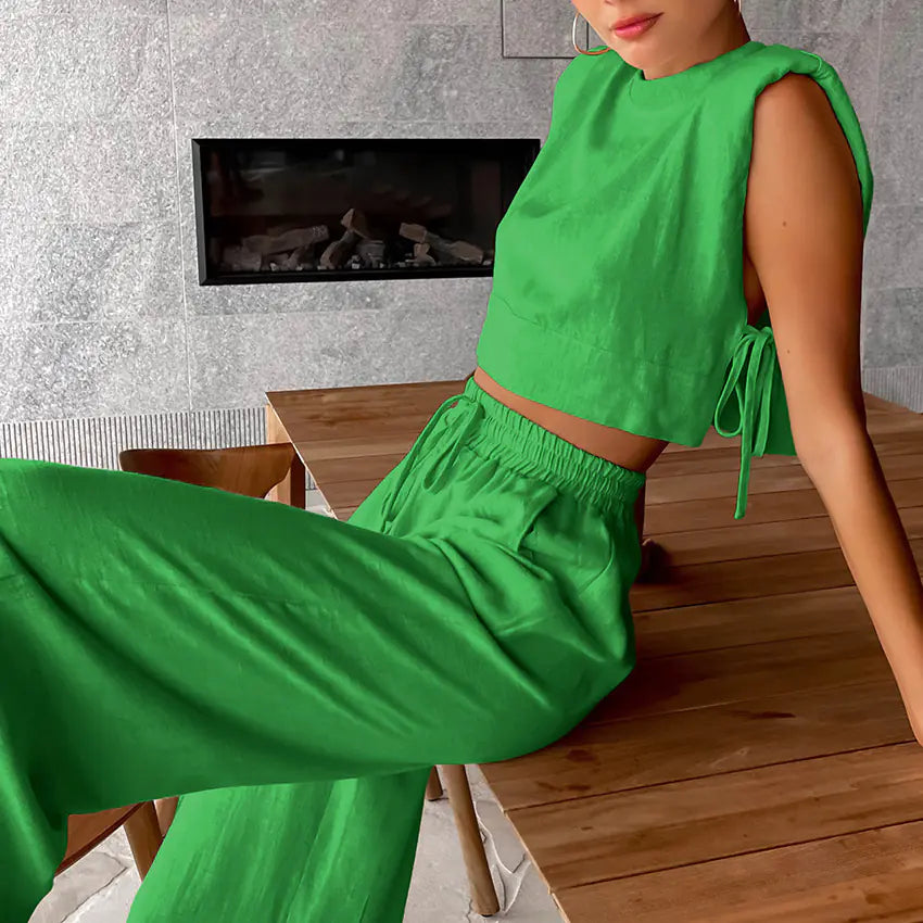 Cotton-Linen Two-Piece Set