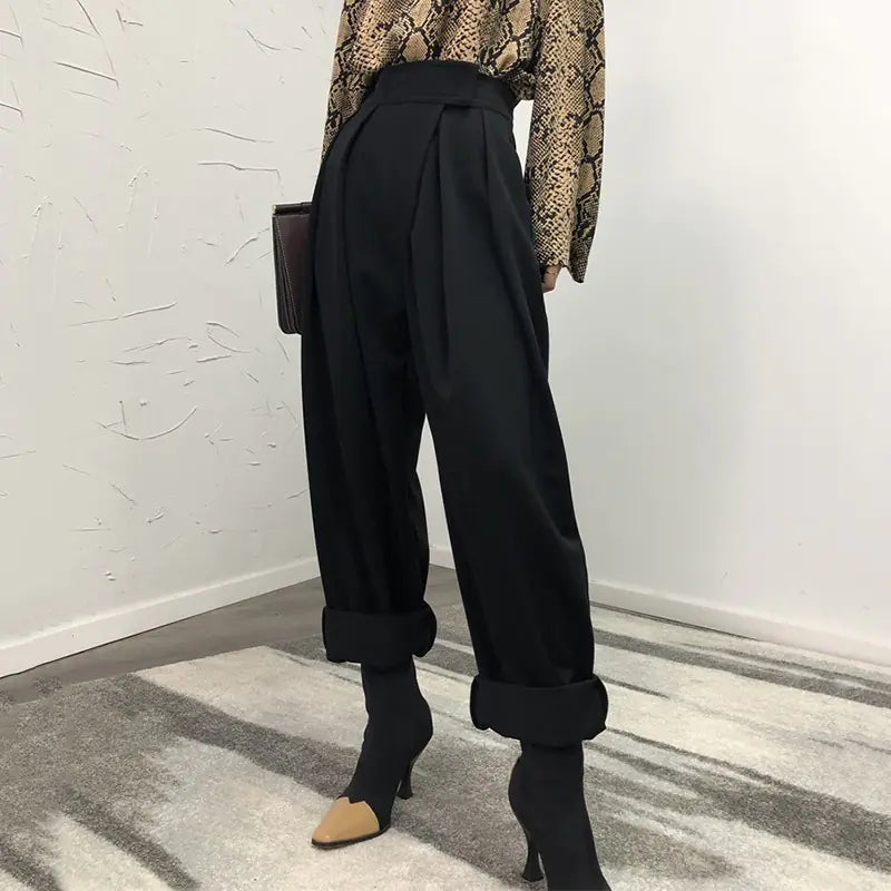 High-Waisted Harem Pants