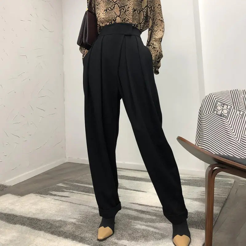 High-Waisted Harem Pants