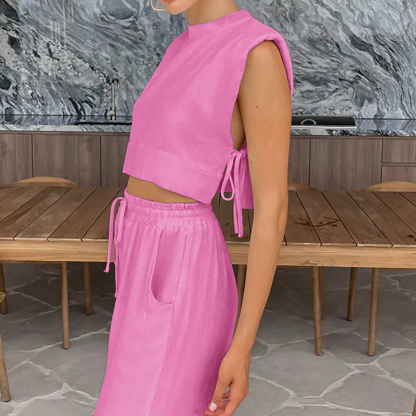 Cotton-Linen Two-Piece Set
