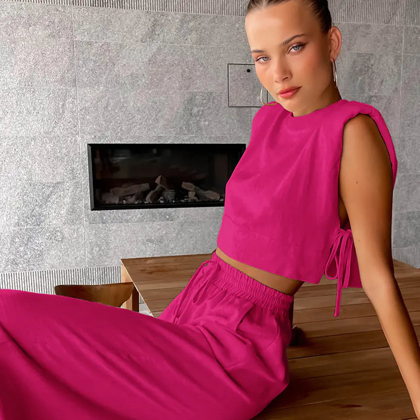 Cotton-Linen Two-Piece Set