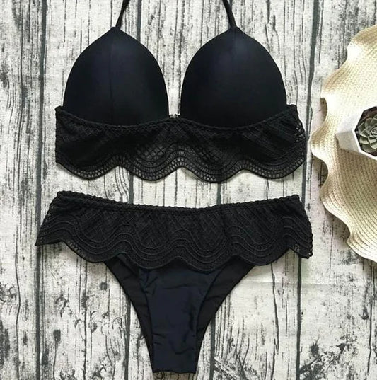 Lace Swimwear Set