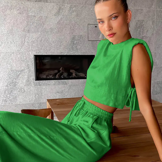 Cotton-Linen Two-Piece Set