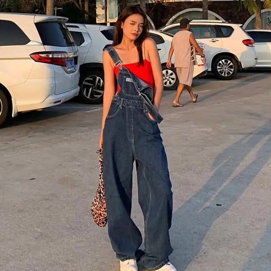 Wide Leg Overalls