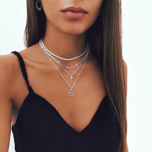 Multi-Layer Pendant Necklace
