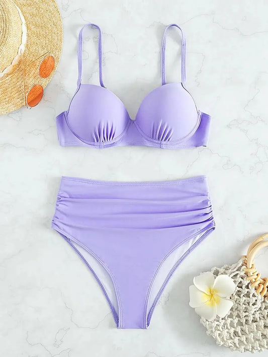 Floral Two-Piece Swimsuit