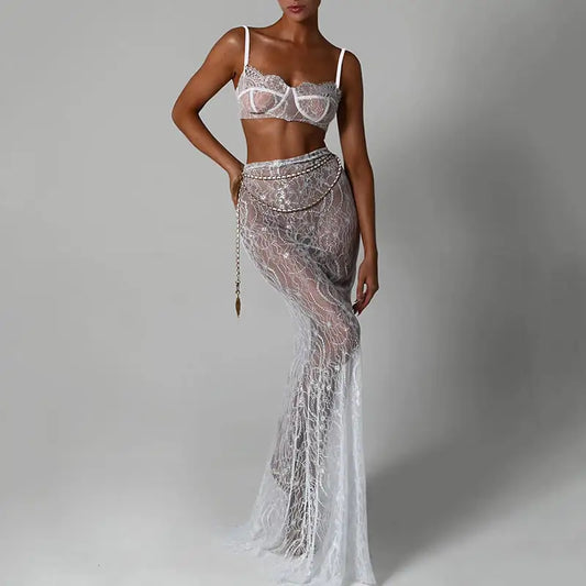 Two-Piece Backless  Fashion Sling Set